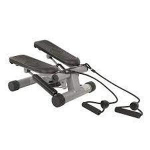 DESCRIPTION: (1) MINI STEPPER WITH RESISTANCE BANDS BRAND/MODEL: SUNNY HEALTH AND FITNESS #012S RETAIL$: $78.99 QTY: 1