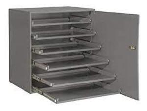 DESCRIPTION: (1) COMPARTMENT BOX BRAND/MODEL: DURHAM STEEL #321B-95 RETAIL$: $205.95 SIZE: 20 X 15-3/4X15 QTY: 1