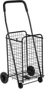 DESCRIPTION: (1) BLACK 4 WHEEL UTILITY CART BRAND/MODEL: HONEY CAN DO #CRT-01511 RETAIL$: $33.39 QTY: 1