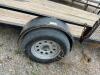 DESCRIPTION: 12' TRAILER WITH SIDE AND BACK PANEL SIZE: 144"X80" QTY: 1 - 5