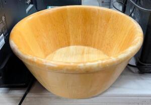 DESCRIPTION: WOODEN BOWL QTY: 1