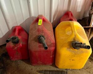 DESCRIPTION: (4) GAS CANS QTY: 4