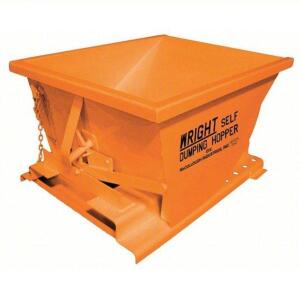 DESCRIPTION: (1) SELF DUMPING HOPPER BRAND/MODEL: 8EJ82 INFORMATION: 4000LB LOAD CAPACITY SIZE: 7 CUFT, 33 3/4" X 44 3/4" X 22 1/4" RETAIL$: $882.33 Q