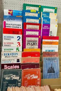 (50)- ASSORTED PIANO MUSIC BOOKS