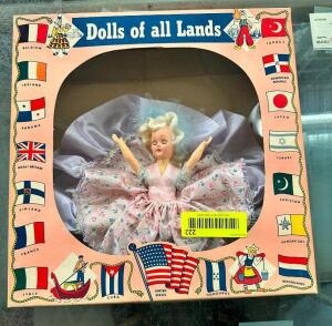 VINTAGE DOLLS OF LANDS TOY