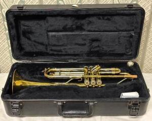 BOSSEY AND HAWKES TRUMPET WITH HARD CASE