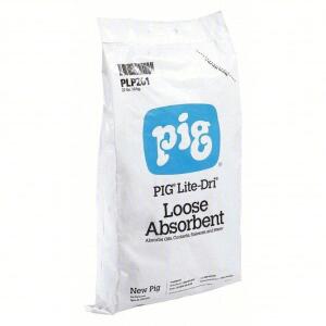 DESCRIPTION: (14) BAGS OF LOOSE ABSORBENT BRAND/MODEL: PIG #30RC91 INFORMATION: WHITE SIZE: 22 LB BAGS RETAIL$: $49.16 EA QTY: 14