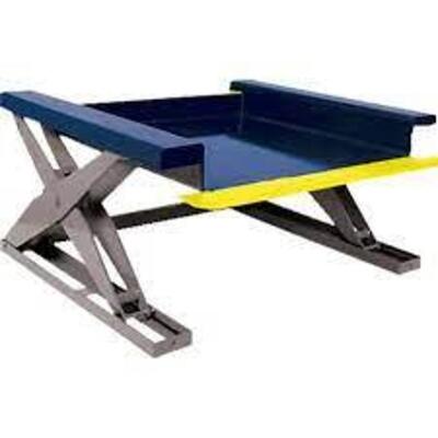 DESCRIPTION: (1) FLOOR LEVEL LIFT TABLE BRAND/MODEL: SOUTHWORTH #ZLS2-35 INFORMATION: BLUE SIZE: 50" X 48" 2000 LB CAPACITY RETAIL$: $10591.99 EA QTY: