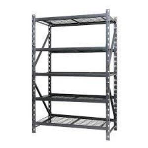 DESCRIPTION: (1) HEAVY DUTY STORAGE RACK BRAND/MODEL: STRONGHOLD INFORMATION: 5 SHELF SIZE: 48" W X 24" D X 72"H RETAIL$: $179.98 EA QTY: 1