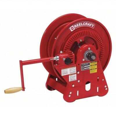 DESCRIPTION: (1) HAND CRANK HOSE REEL BRAND/MODEL: REELCRAFT #41GR96 INFORMATION: RED SIZE: 250 FT (1/4 IN I.D.), 200 PSI MAX OP PRESSURE, ALUMINUM RE