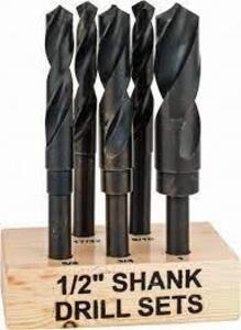 DESCRIPTION: (2) SET OF (5) DEMING DRILL BITS BRAND/MODEL: INTERSTATE #79981874 INFORMATION: SHANK SILVER SIZE: 5 PIECES RETAIL$: $92.97 EA QTY: 2