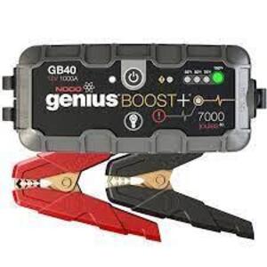 DESCRIPTION: (2) BOOSTER PACK, JUMP STARTER BRAND/MODEL: NOCO GENIUS #GB30 SIZE: 12V, 400 AMP RETAIL$: $174.99 EA QTY: 2