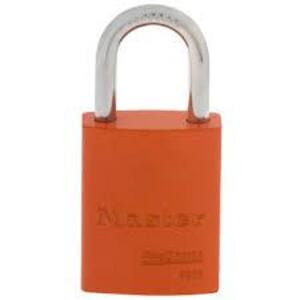 DESCRIPTION: (18) HIGH VISIBILITY PADLOCK BRAND/MODEL: MASTER LOCK #6835KA0RJ INFORMATION: ORANGE RETAIL$: $23.64 EA QTY: 18