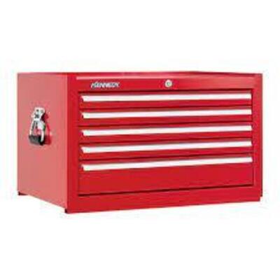 DESCRIPTION: (1) TOOL CHEST BRAND/MODEL: KENNEDY #2805XR-1 INFORMATION: RED SIZE: 5 DRAWER RETAIL$: $1082.35 EA QTY: 1