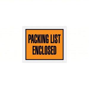 DESCRIPTION: (12) PACKAGES OF (250) PACKING LIST ENVELOPES BRAND/MODEL: PRODUCT NUMBER #29PH33 INFORMATION: ORANGE SIZE: 4 1/2 IN OUTSIDE HT, 5 1/2 IN