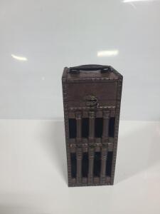 DESCRIPTION: (1) WINE BOTTLE STORAGE BOX QTY: 1