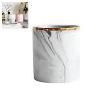 DESCRIPTION: (2) BOX OF (2) CANDLE HOLDER INFORMATION: CERAMIC SIZE: WHITE MARBLE RETAIL$: $35.78 EA QTY: 2