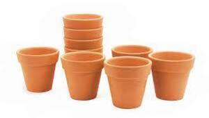 DESCRIPTION: (3) CASES OF (10) MINI PLANTING POTS BRAND/MODEL: TERRACOTTA RETAIL$: $28.99 PER CASE QTY: 3