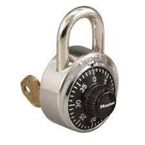 DESCRIPTION: (6) PAD LOCK BRAND/MODEL: MASTER LOCK #1525 RETAIL$: $8.99 EA QTY: 6