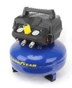 DESCRIPTION: (1) AIR COMPRESSOR BRAND/MODEL: GOOD YEAR SIZE: 6 GAL RETAIL$: $130.00 EA QTY: 1