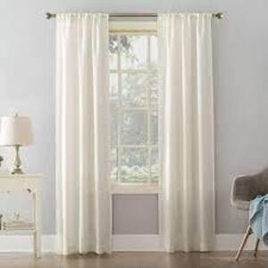 DESCRIPTION: (6) TEXTURED CURTAIN PANEL BRAND/MODEL: MAINSTAYS INFORMATION: CREAM SIZE: 38X63 RETAIL$: $11.97 EA QTY: 6