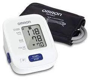 DESCRIPTION: (1) BLOOD PRESSURE MONITOR BRAND/MODEL: OMRON RETAIL$: $34.99 EA QTY: 1