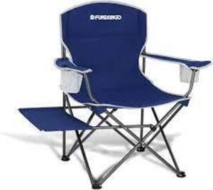 DESCRIPTION: (1) COMFORT ARM CHAIR BRAND/MODEL: FUNDANGO INFORMATION: BLUE RETAIL$: $54.80 EA QTY: 1