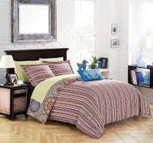 DESCRIPTION: (1) 6PC REVERSIBLE COMFORTER SET BRAND/MODEL: CHIC HOME DESIGN #CS3376 INFORMATION: CHENNAI SIZE: TWIN RETAIL$: $53.49 EA QTY: 1