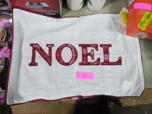 DESCRIPTION: (1) PILLOW CASE BRAND/MODEL: NOEL RETAIL$: $19.99 EA QTY: 1