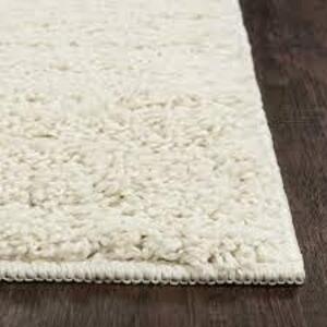 DESCRIPTION: (1) AREA RUG BRAND/MODEL: MAINSTAYS SHAG INFORMATION: IVORY SIZE: 5X7 RETAIL$: $40.00 EA QTY: 1