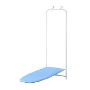 DESCRIPTION: (1) OVER THE DOOR IRONING BOARD BRAND/MODEL: HCD #BRD-01350 INFORMATION: WHITE SIZE: 42X14 RETAIL$: $92.00 EA QTY: 1