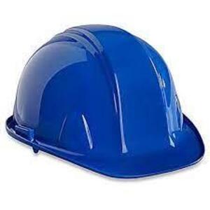 DESCRIPTION: (1) CASE OF (10) SAFETY HARD HELMET BRAND/MODEL: ULINE INFORMATION: BLUE RETAIL$: $10.00 EA HELMET QTY: 1