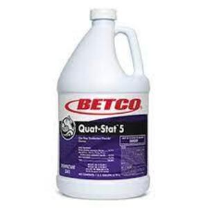 DESCRIPTION: (4) QUAT-STAT 5 BRAND/MODEL: BETCO SIZE: 1 GALLON RETAIL$: $67.49 EA QTY: 4