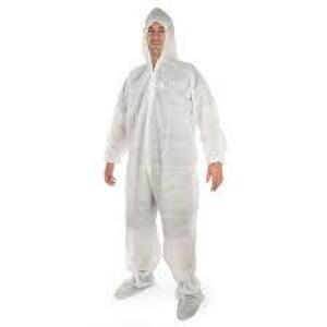 DESCRIPTION: (25) PROTECTIVE COVERALL HOOD WITH BOOT BRAND/MODEL: PROTEKT #PC0150W INFORMATION: WHITE SIZE: 3 XL RETAIL$: $165.87 TOTAL QTY: 25