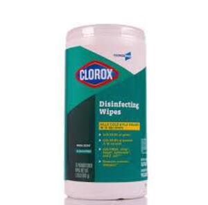 DESCRIPTION: (6) DISINFECTING WIPES BRAND/MODEL: CLOROX SIZE: 75 WIPES PER CONTAINER RETAIL$: $5.59 EA QTY: 6