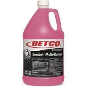 DESCRIPTION: (2) SANIBET MULTI-RANGE BRAND/MODEL: BETCO #23704-00 SIZE: 1 GALLON RETAIL$: $30.00 EA QTY: 2