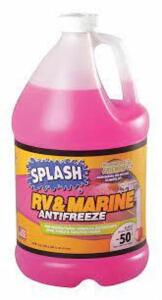 DESCRIPTION: (2) RV AND MARINE ANTIFREEZE BRAND/MODEL: SPLASH #49GU89 SIZE: 1 GALLON RETAIL$: $7.00 EA QTY: 2