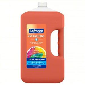 DESCRIPTION: (4) ANTIBACTERIAL HAND SOAP BRAND/MODEL: SOFTSOAP #31HJ19 SIZE: 1 GALLON RETAIL$: $143.55 EA QTY: 4