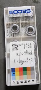 DESCRIPTION: (20) RCMT CARBIDE TURNING INSERTS BRAND/MODEL: SECO RCMT1204M0 TP2501 RETAIL$: 13.52 PER INSERT QTY: 20