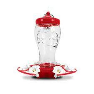 DESCRIPTION: (1) HUMMINGBIRD FEEDER BRAND/MODEL: PENNINGTON INFORMATION: RED SIZE: 16 OZ RETAIL$: $9.97 EA QTY: 1