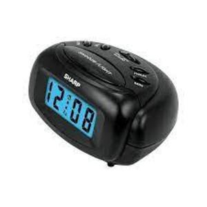 DESCRIPTION: (1) DIGITAL ALARM CLOCK WITH USB CHARGE PORT BRAND/MODEL: SHARP #SPC235AA INFORMATION: BLACK RETAIL$: $6.20 EA QTY: 1