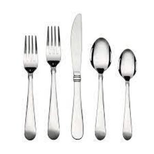 DESCRIPTION: (1) 20 PC FLATWARE SET BRAND/MODEL: MAINSTAYS CAMFIELD COLLECTION INFORMATION: STAINLESS STEEL RETAIL$: $23.82 EA QTY: 1