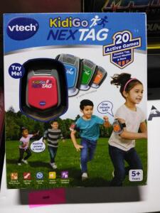 DESCRIPTION: (1) PACK OF (4) KIDIGO NEXTAG BRAND/MODEL: VTECH INFORMATION: 20 GAMES, 4 COLORS RETAIL$: $38.80 EA QTY: 1