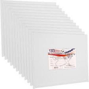 DESCRIPTION: (2) PACKS OF (12) CANVAS PANELS BRAND/MODEL: US ART SUPPLY INFORMATION: LIBERTY SERIES SIZE: 12" X 12" RETAIL$: $25.99 EA QTY: 2