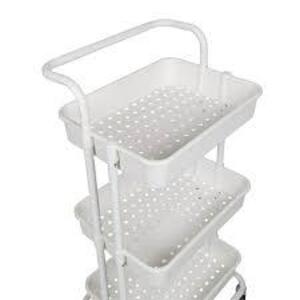 DESCRIPTION: (1) CRAFT CART BRAND/MODEL: HONEY CAN DO INFORMATION: WHITE SIZE: 3 TEIR RETAIL$: $24.88 EA QTY: 1