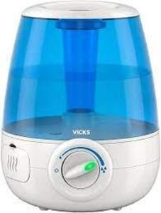 DESCRIPTION: (1) COOL MOISTURE HUMIDIFIER BRAND/MODEL: VICKS INFORMATION: UV TECHNOLOGY RETAIL$: $50.00 EA QTY: 1