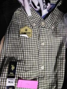 DESCRIPTION: (1) MENS WOVEN SHIRT BRAND/MODEL: POLO INFORMATION: WINTER TREE SIZE: 3XL RETAIL$: $138.00 EA QTY: 1