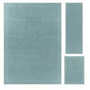 DESCRIPTION: (1) 3 PIECE RUG SET BRAND/MODEL: DYLAN INFORMATION: NEW TEAL SIZE: 21X60 RETAIL$: $42.38 EA QTY: 1