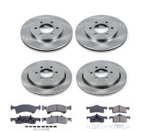 DESCRIPTION: (1) SEMI METALLIC DISC BRAKE & ROTOR KIT BRAND/MODEL: ULTIMATE BRAKE INFORMATION: FITS FORD EXPEDITION 2002-2006, LINCOLN NAVIGATOR 2003-