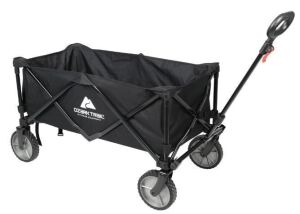 DESCRIPTION: (1) MULTI-PURPOSE BIG BUCKET CART BRAND/MODEL: OZARK TRAIL INFORMATION: BLACK SIZE: 24" RETAIL$: $50.00 EA QTY: 1